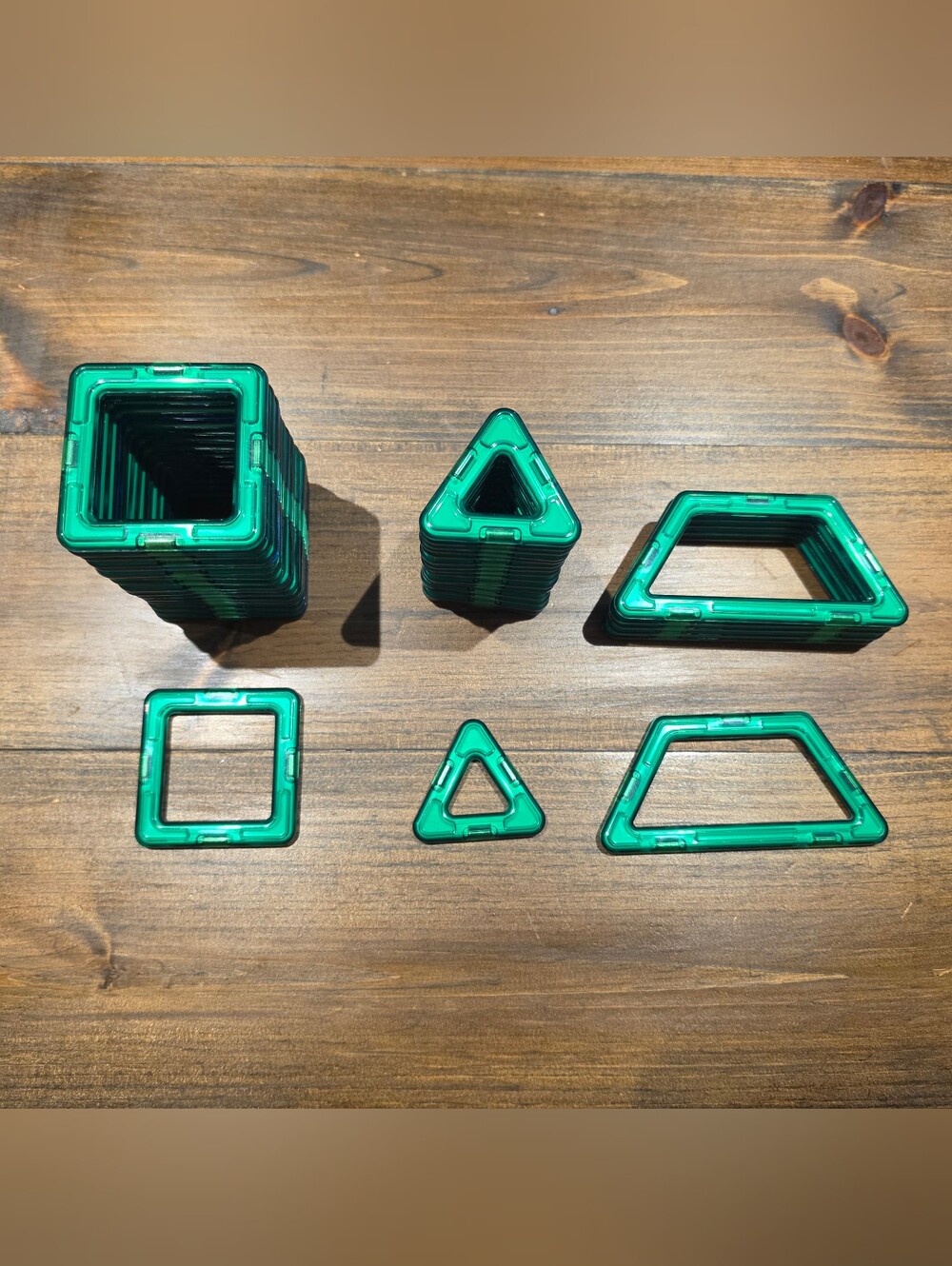 Magna Tiles Magnetic Building Tiles 40 Pieces Green And Blue